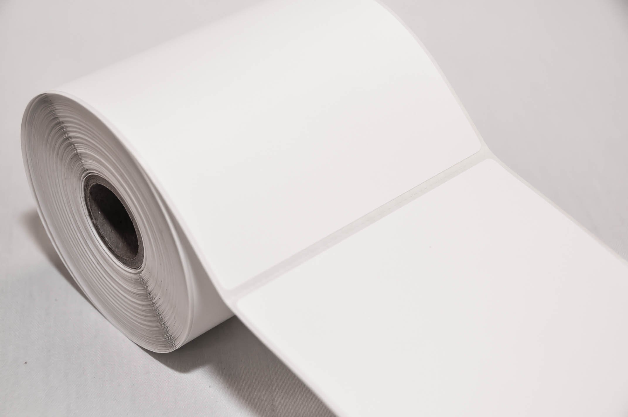 CompuLabel Direct Thermal Labels 4x6.5 Inch - White Permanent Adhesive Roll with Perforations (200 Labels/Roll, 12 Rolls/Carton) for Shipping, Inventory & Barcode Printing - Model 530673