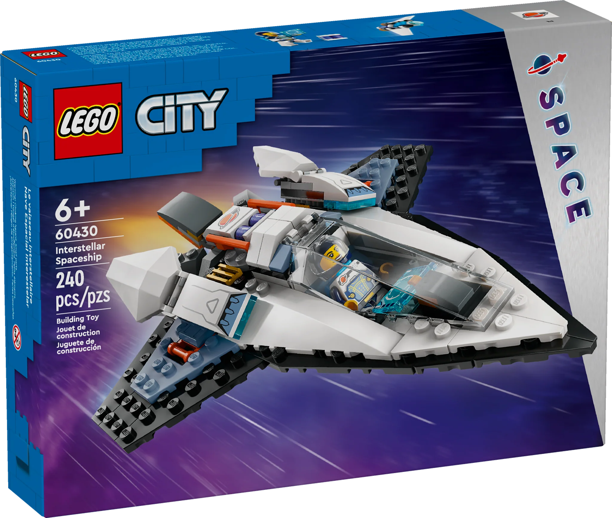 LEGO® City Interstellar Spaceship Building Toy Set for Kids - STEM Learning & Space Exploration Play for Boys & Girls Ages 6+ - Perfect for Creative Play & Birthday Gifts