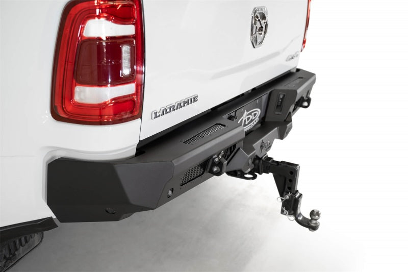 Addictive Desert Designs HD Rear Bumper for 2019-2020 Ram 2500/3500 with Sensor Mounts | Heavy-Duty Truck Accessory for Off-Road & Towing