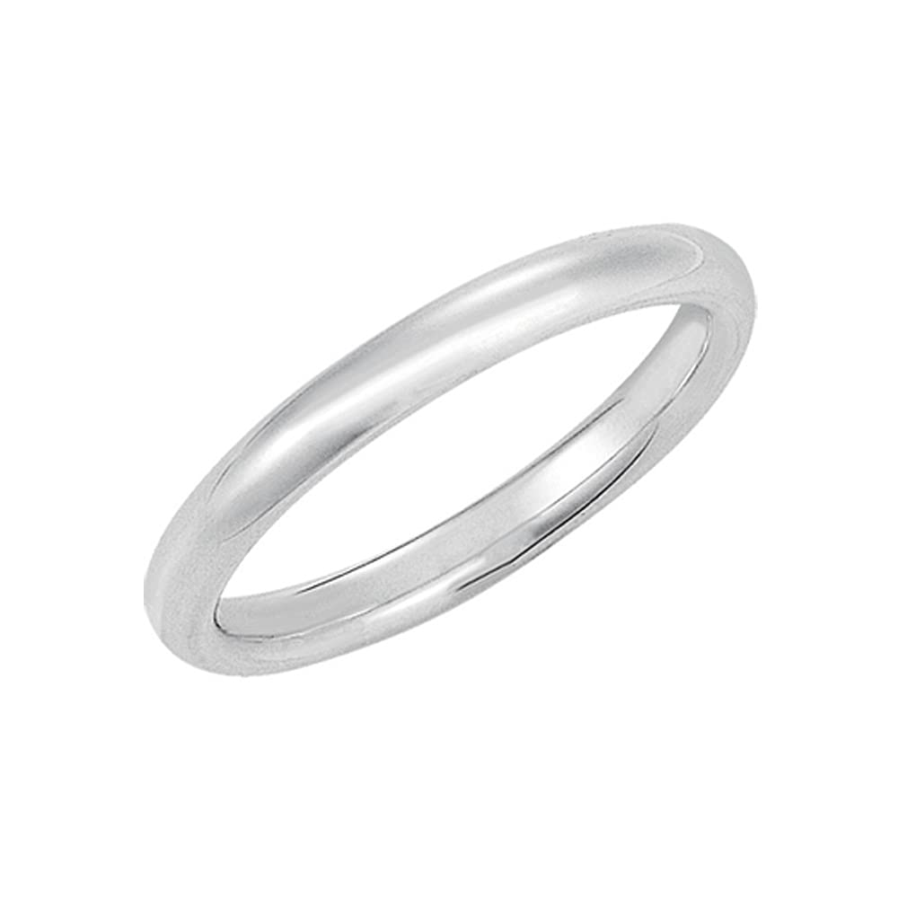 3mm Platinum Wedding Band - Comfort Fit for Men & Women