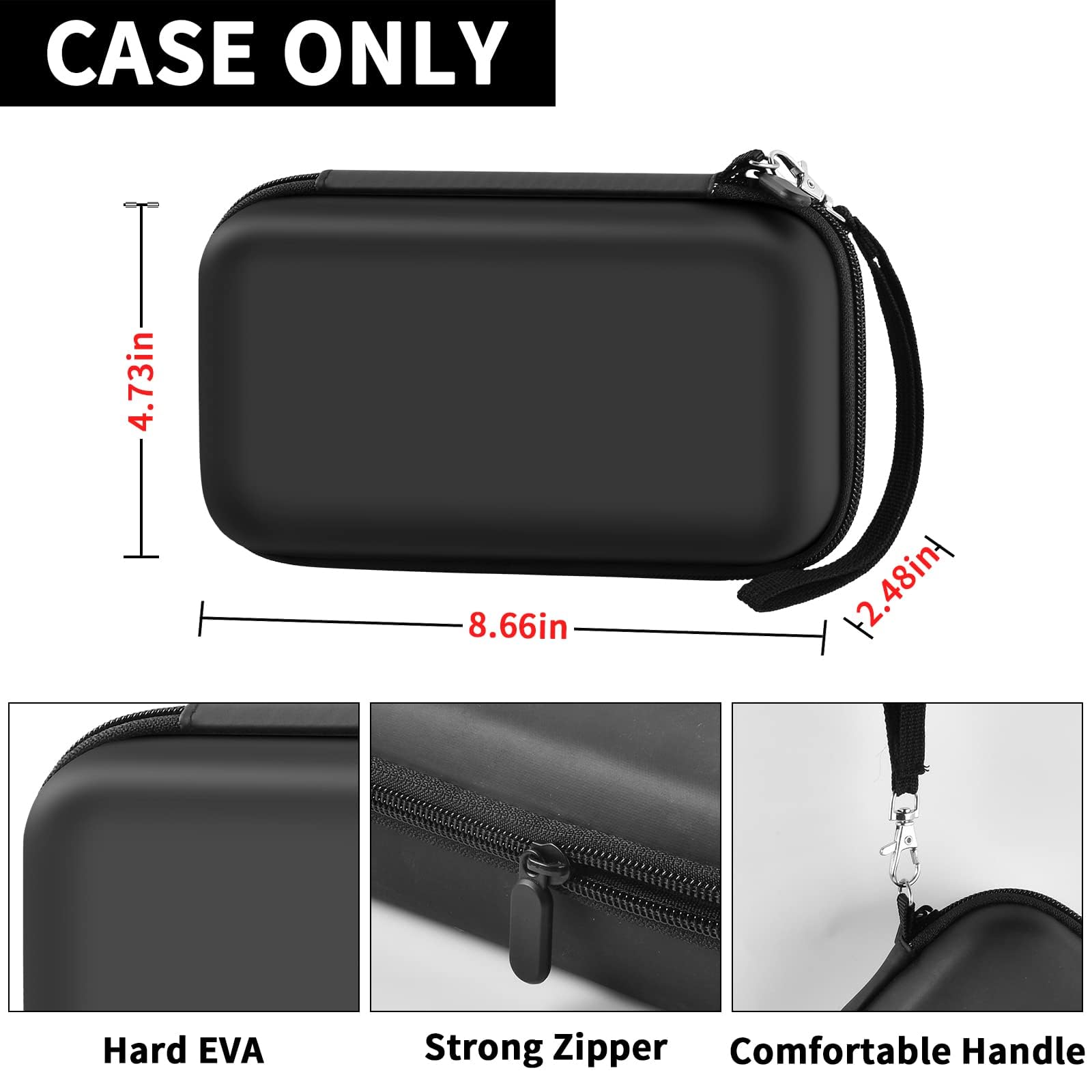 Premium Graphing Calculator Case for Texas Instruments TI-84 Plus/TI-83 Plus CE - Protective Storage Holder with Mesh Pockets for USB Cables, Pens, Pencils & School Supplies - Perfect for Classroom, Exams & STEM Learning (Box Only)