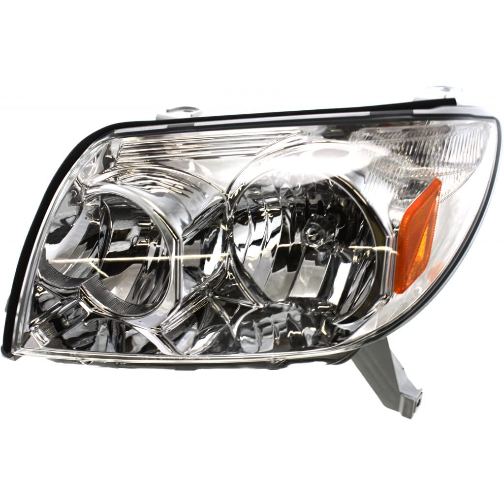 Toyota 4Runner Headlight Assembly 2003-2005 - Driver Side with Bulbs (Part# TO2502146) | Replaces 81170-35400 | Includes Park/Marker Lamps & Bright Bezel | Perfect for Night Driving & Off-Road Adventures