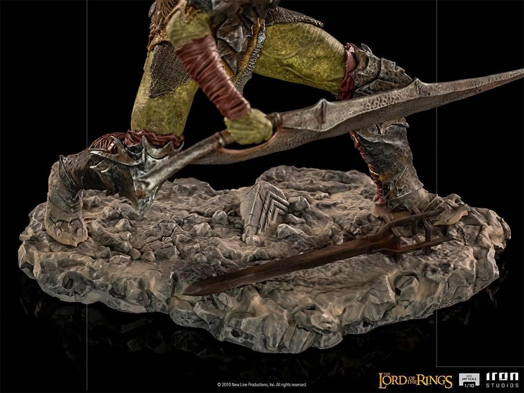 Iron Studios The Lord of the Rings Swordsman Orc BDS Art Scale 1/10 Statue - Premium Collectible for LOTR Fans & Fantasy Decor