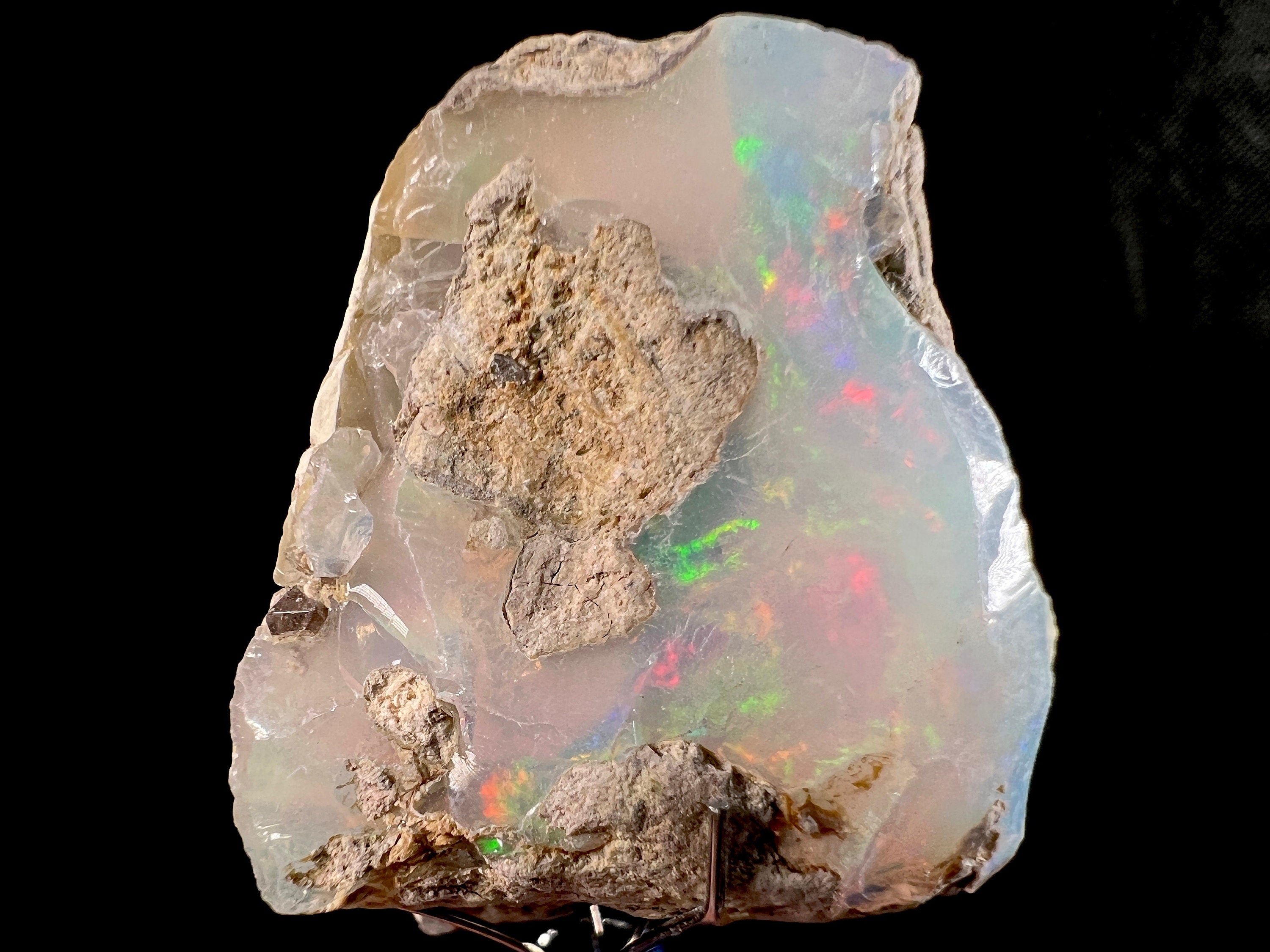 Premium 4A Welo Opal Raw Crystal - Certified Cutting Grade Opal Gemstone for Jewelry Making (50615) - Perfect for Rings, Pendants & Handcrafted Jewelry Designs