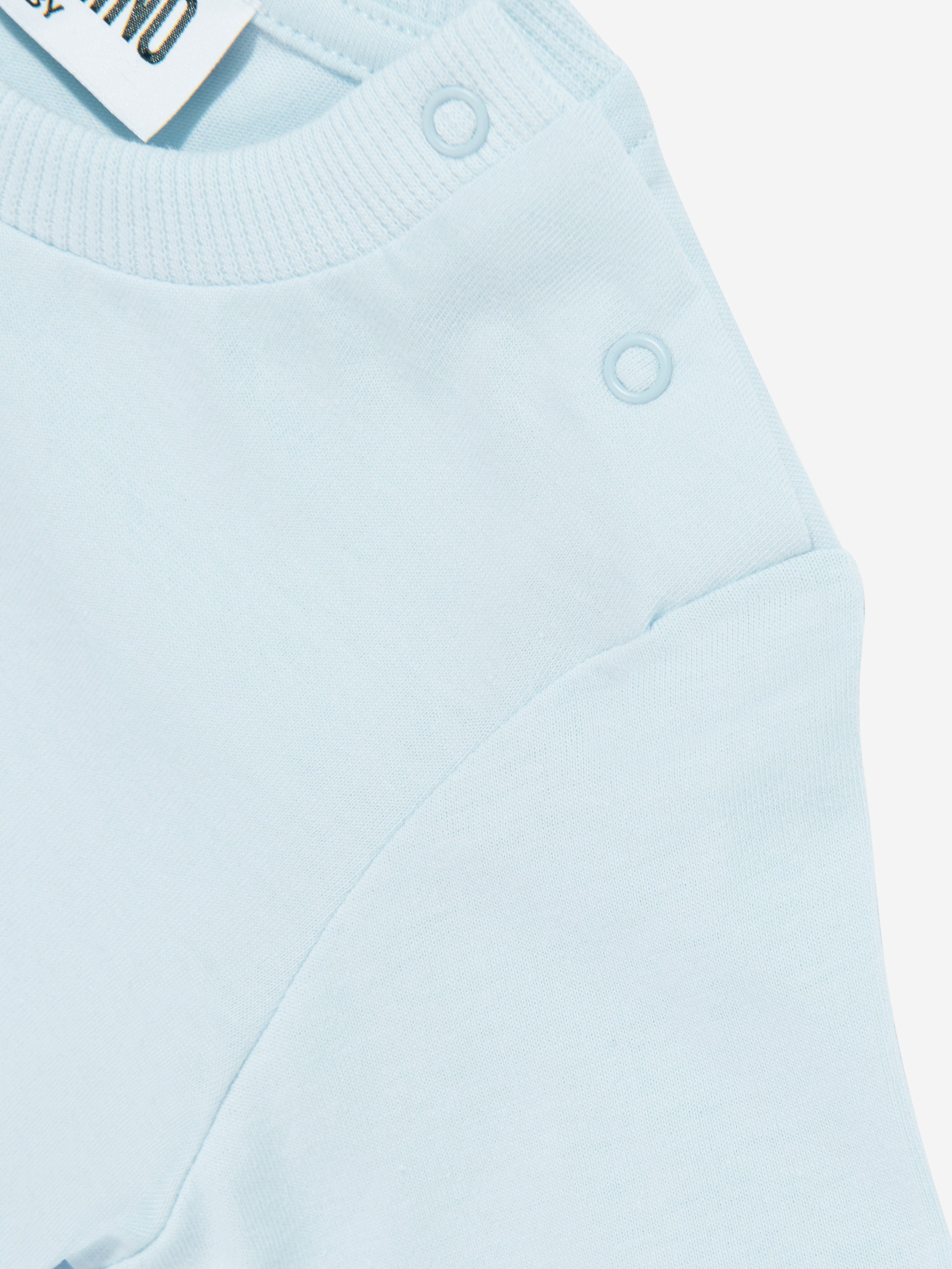 Adorable Baby Teddy Bear Graphic T-Shirt in Soft Blue - Perfect for Playdates & Family Photos