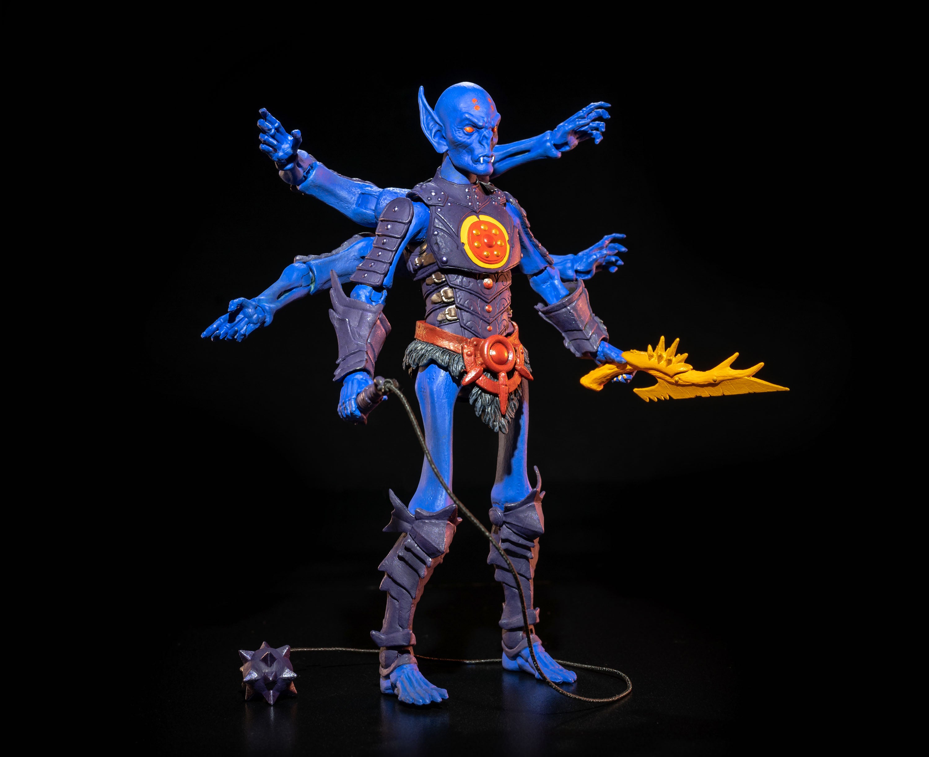 Mythic Legions: All Stars 5 Okeaetos Action Figure - Collectible Fantasy Warrior for Display & Role-Playing Battles