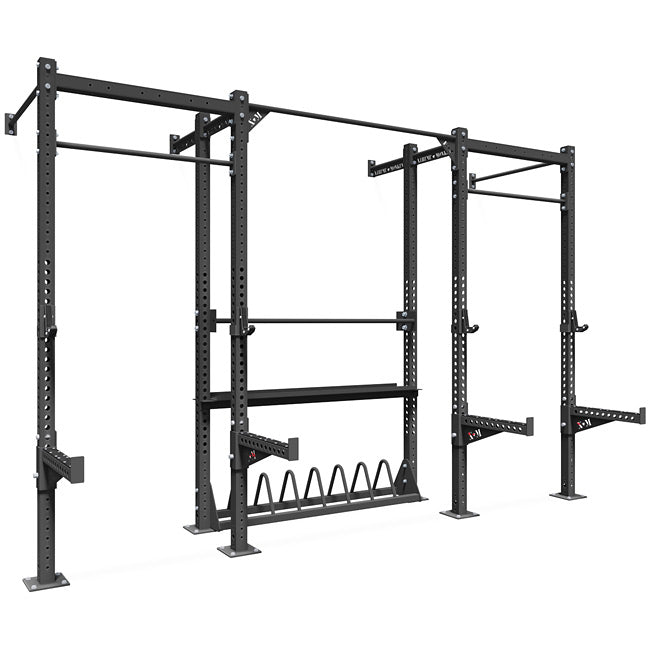 XM Fitness Rigs Storage Series XM WS2 - Premium Gym Equipment Organizer for CrossFit & Home Workouts - Perfect for Garage Gym Storage and Fitness Accessories Organization