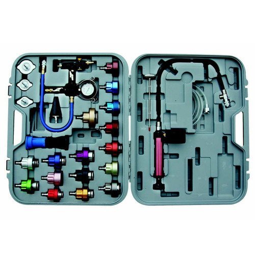 ATD Tools 3301 27-Piece Master Cooling System Pressure Test and Refill Kit - Professional Automotive Cooling System Diagnostic & Maintenance Tool for Cars, Trucks & SUVs - Perfect for Mechanics & DIY Enthusiasts