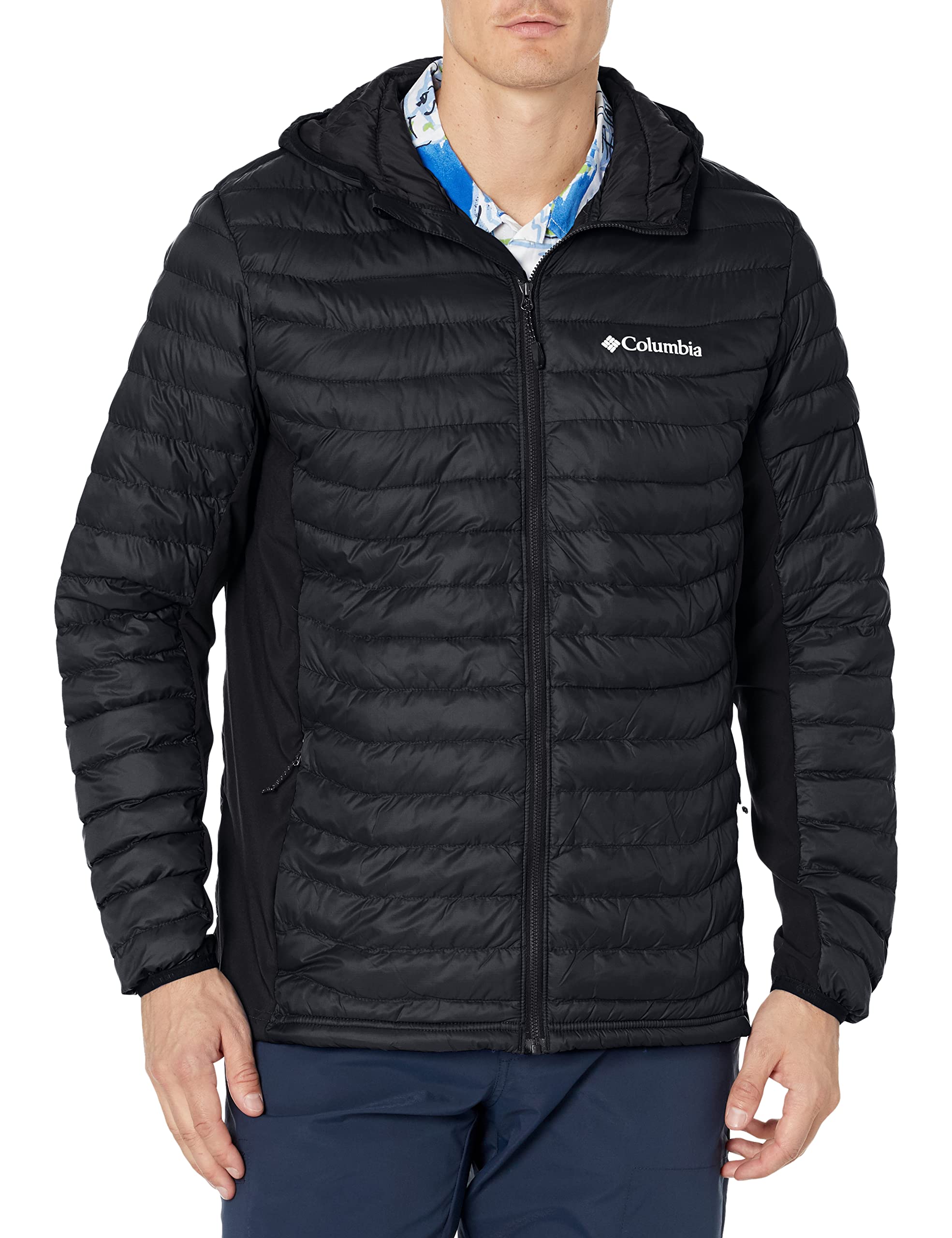 Columbia Men's Tall Powder Pass Hooded Jacket - Waterproof Ski Jacket for Cold Weather, Lightweight & Breathable - Perfect for Skiing, Snowboarding & Winter Outdoor Activities