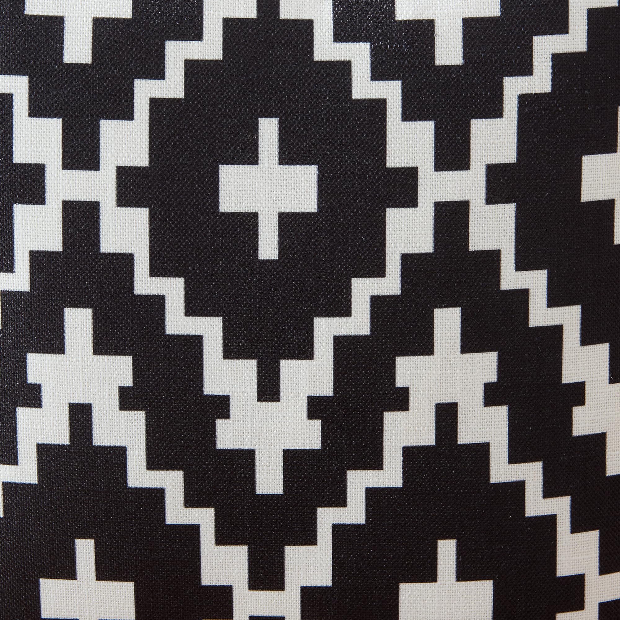 Set of 2 White Diamond & Chevron Print Decorative Throw Pillow Covers 18x18 Inches - Soft Sofa Couch Pillow Cases for Living Room, Bedroom Decor - Perfect for Home Styling and Cozy Comfort