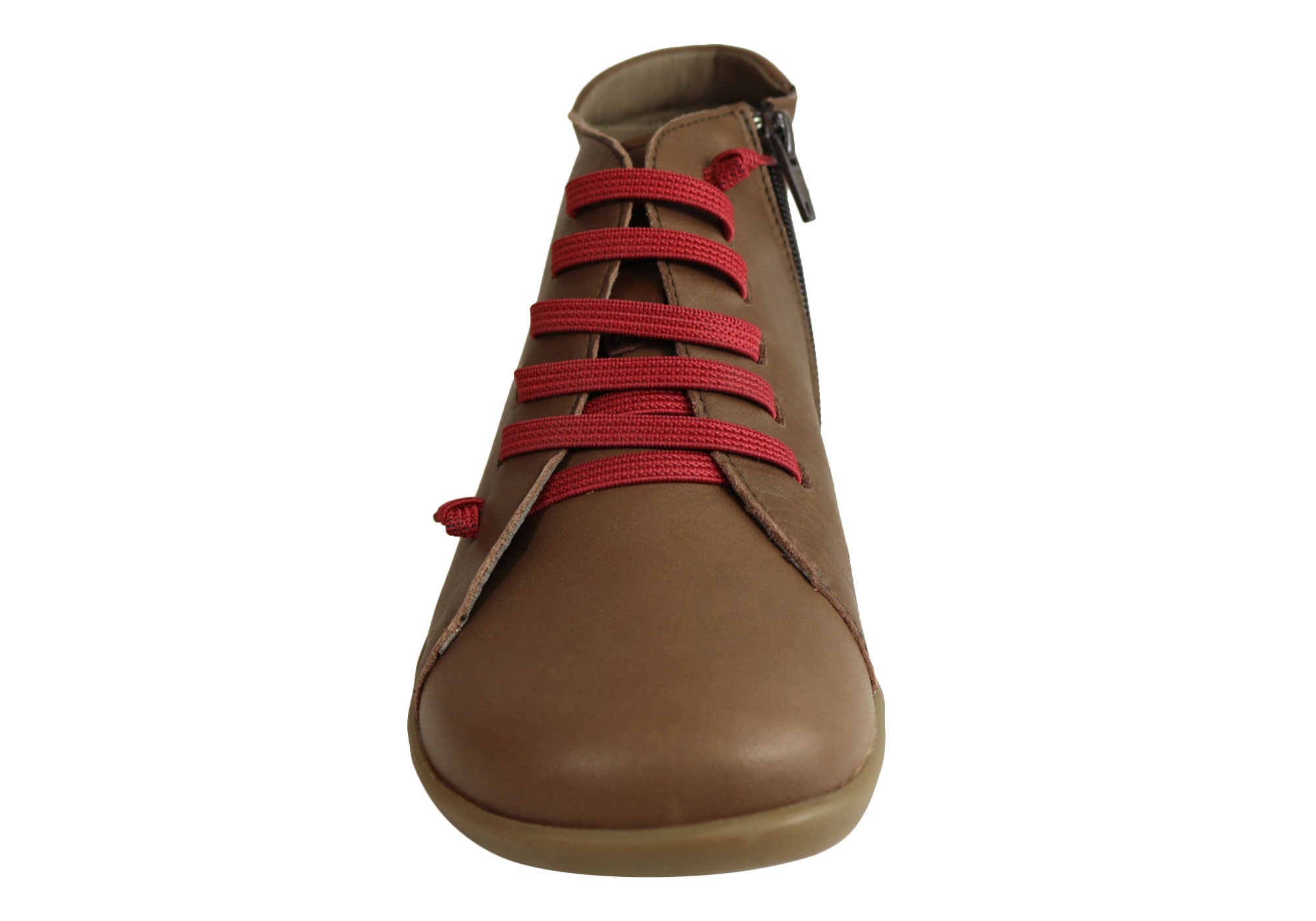 Flex & Go Aubree Women's Comfort Leather Ankle Boots - Made in Portugal - Stylish & Comfortable for Work, Travel & Everyday Wear