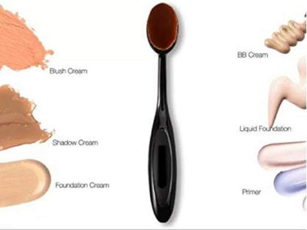 Premium Women's Foundation & Highlighter Makeup Brush Set with Beauty Blender Puff - 2 Pack for Flawless Contouring & Airbrush Finish | Perfect for Daily Makeup, Professional Makeup Artists & On-The-Go Touch-Ups
