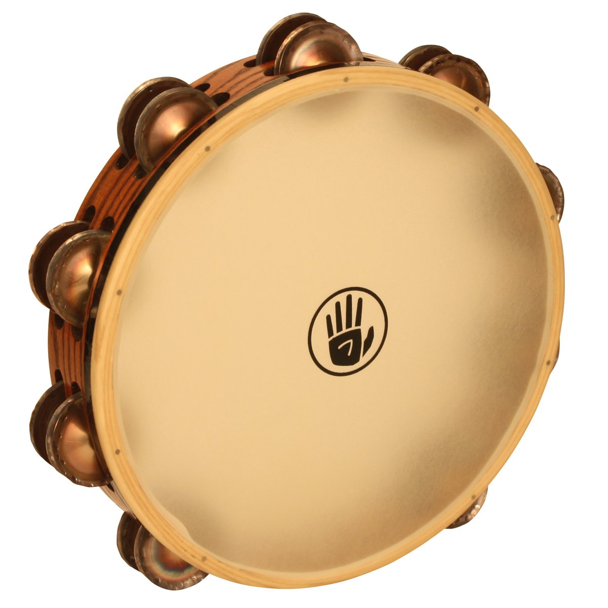 Black Swamp BSTD1 10-Inch Professional Tambourine with Double Row Jingles - Perfect for Live Performances, Studio Recording & Music Education
