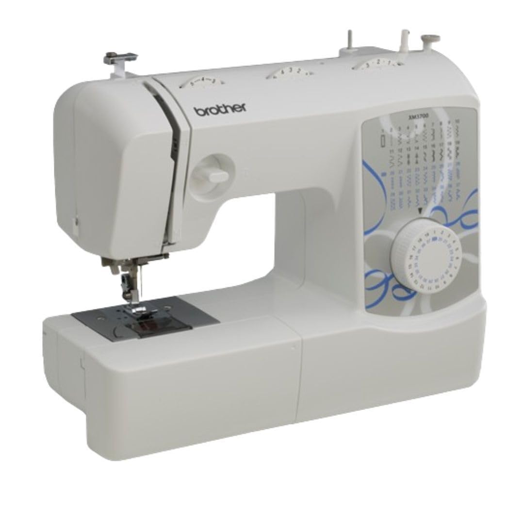 Brother XM3700 74-Stitch Free Arm Sewing Machine with Automatic Needle Threader & LED Light - Perfect for Quilting, Dressmaking & Home DIY Projects