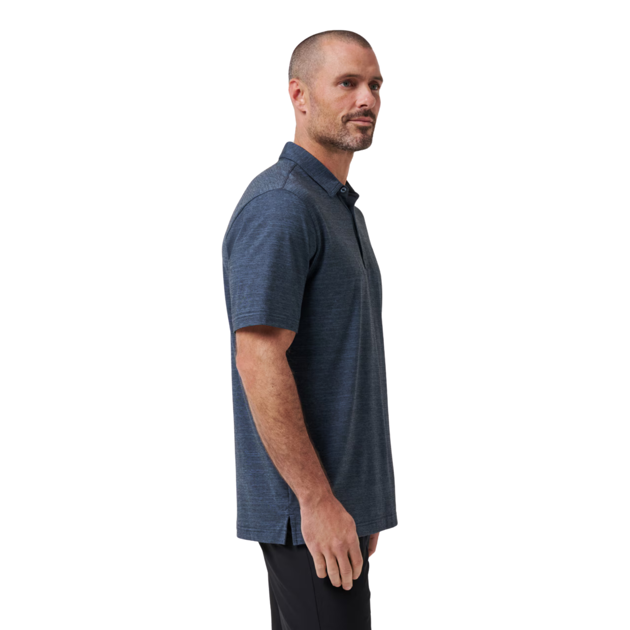 TravisMathew The Heater Men's Performance Polo Shirt - Moisture-Wicking & Breathable for Golf, Tennis & Casual Wear