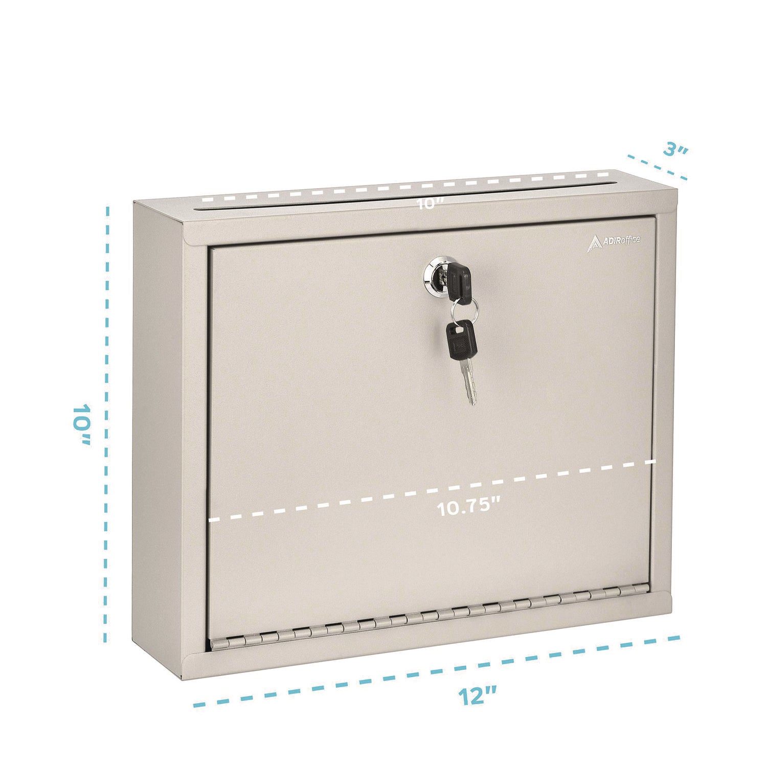 AdirOffice Large Secure Drop Box - 12