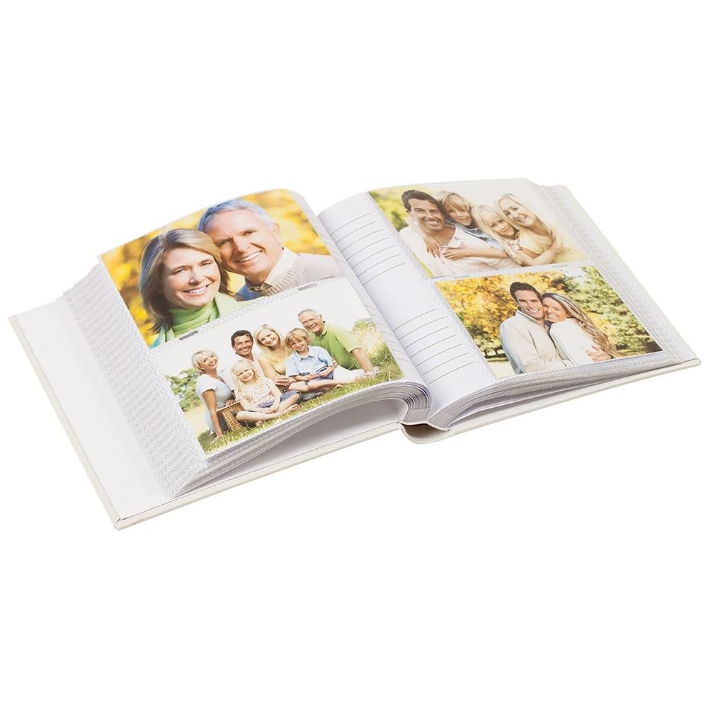 Personalized Photo Album - Custom Engraved Picture Book Holds 200 4x6 Photos, Premium Leatherette Scrapbook with Laser Engraving, Baby Shower Gift, Wedding Memory Book, Family Photo Organizer (Black) - Perfect for Preserving Baby's First Year, Anniversary Memories & Family Reunions
