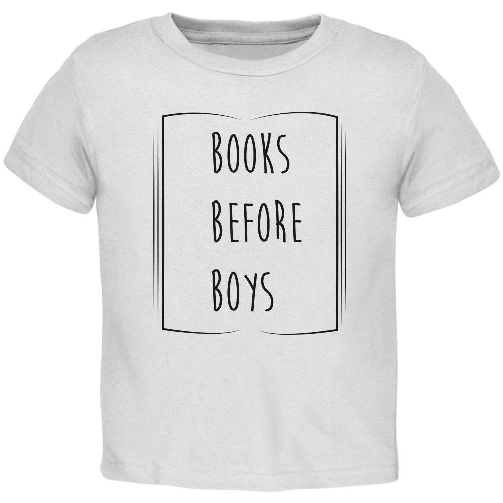 Smart Women Read Books Before Boys Toddler T-Shirt - Funny Educational Kids Shirt for Girls & Boys - Perfect for School, Playdates & Family Outings