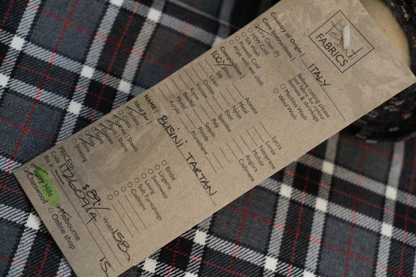 Busini Tartan Plaid Scarf - Soft & Warm Wool Blend Wrap for Women & Men - Perfect for Fall, Winter & Outdoor Activities