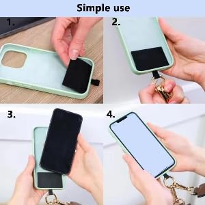 Waterproof Crossbody Phone Strap with Zipper Wallet Pouch - Adjustable Phone Lanyard for iPhone Samsung Smartphones | Perfect for Travel, Shopping & Outdoor Activities