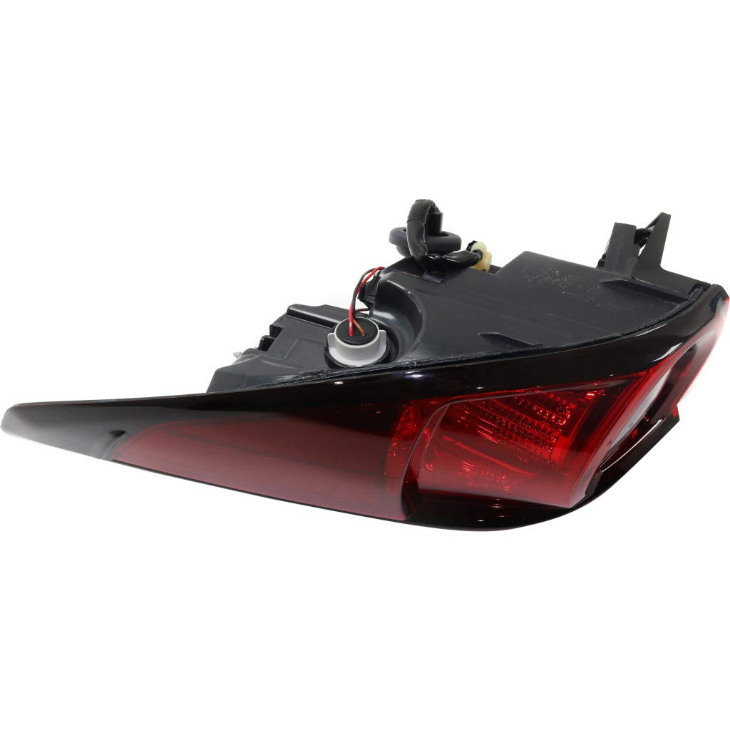 2017-2021 Mazda CX-5 Passenger Side Tail Light Assembly - CAPA Certified Replacement for MA2805125/MA2805125C (Part# 191275487808, KB8A51150D) | Durable Outer Taillight for Night Driving & Enhanced Safety