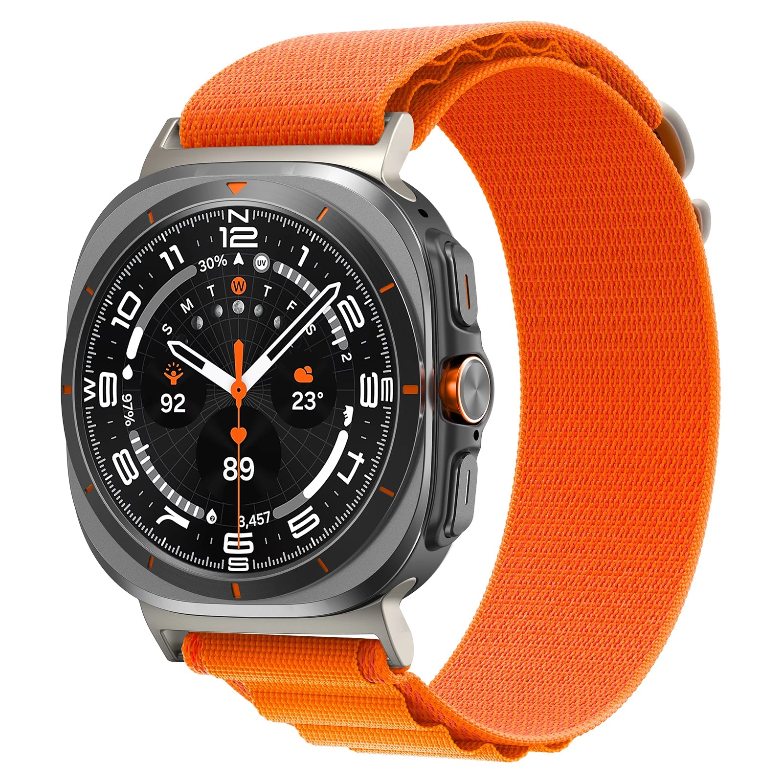 Premium Alpine Ultra Nylon Loop Strap for Samsung Galaxy Watch Ultra - Durable, Comfortable & Adjustable Replacement Band for Outdoor Sports & Daily Wear