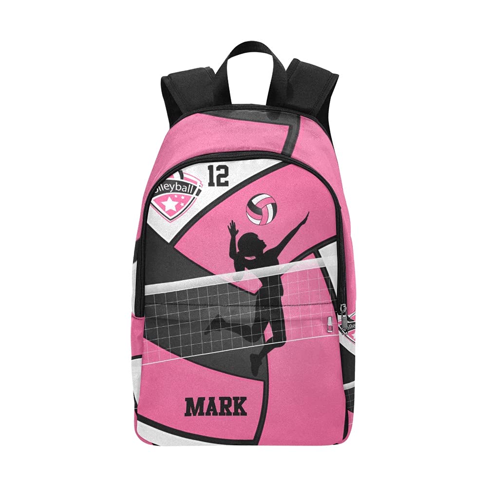 Custom Volleyball Backpack for Men & Women - Personalized Sports & Travel Daypack - Perfect for Gym, Beach, School & Outdoor Adventures