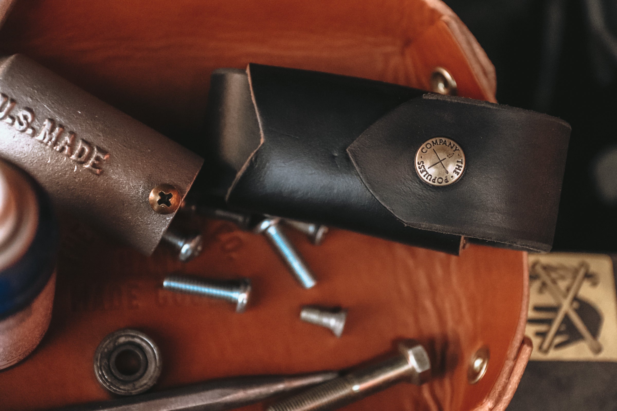 Premium Black Leather Sheath for Knives & Tools - Durable & Stylish for Camping, Hunting & Outdoor Adventures