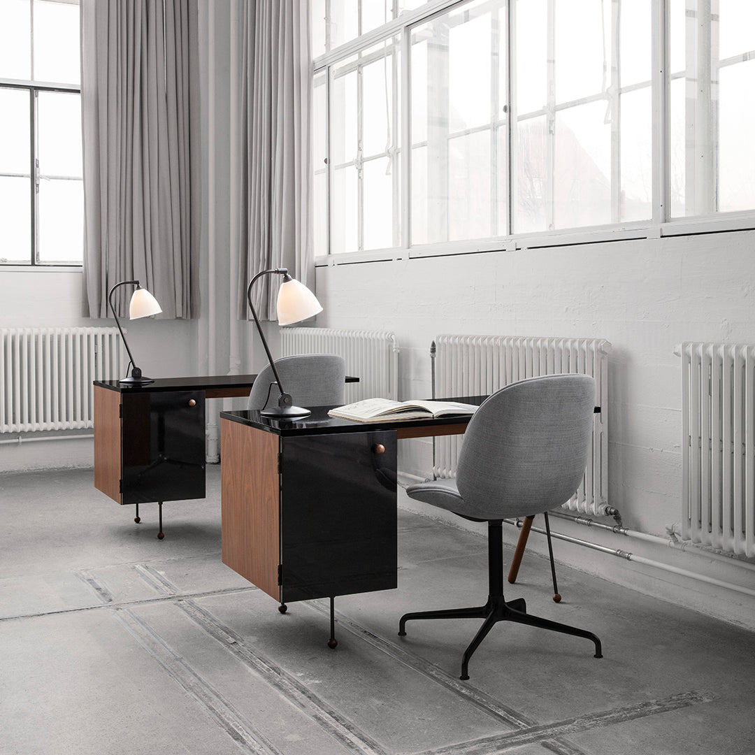 Ergonomic Beetle Meeting Chair with 4-Star Swivel Base & Full Upholstery - Perfect for Office, Conference Rooms & Home Workspaces