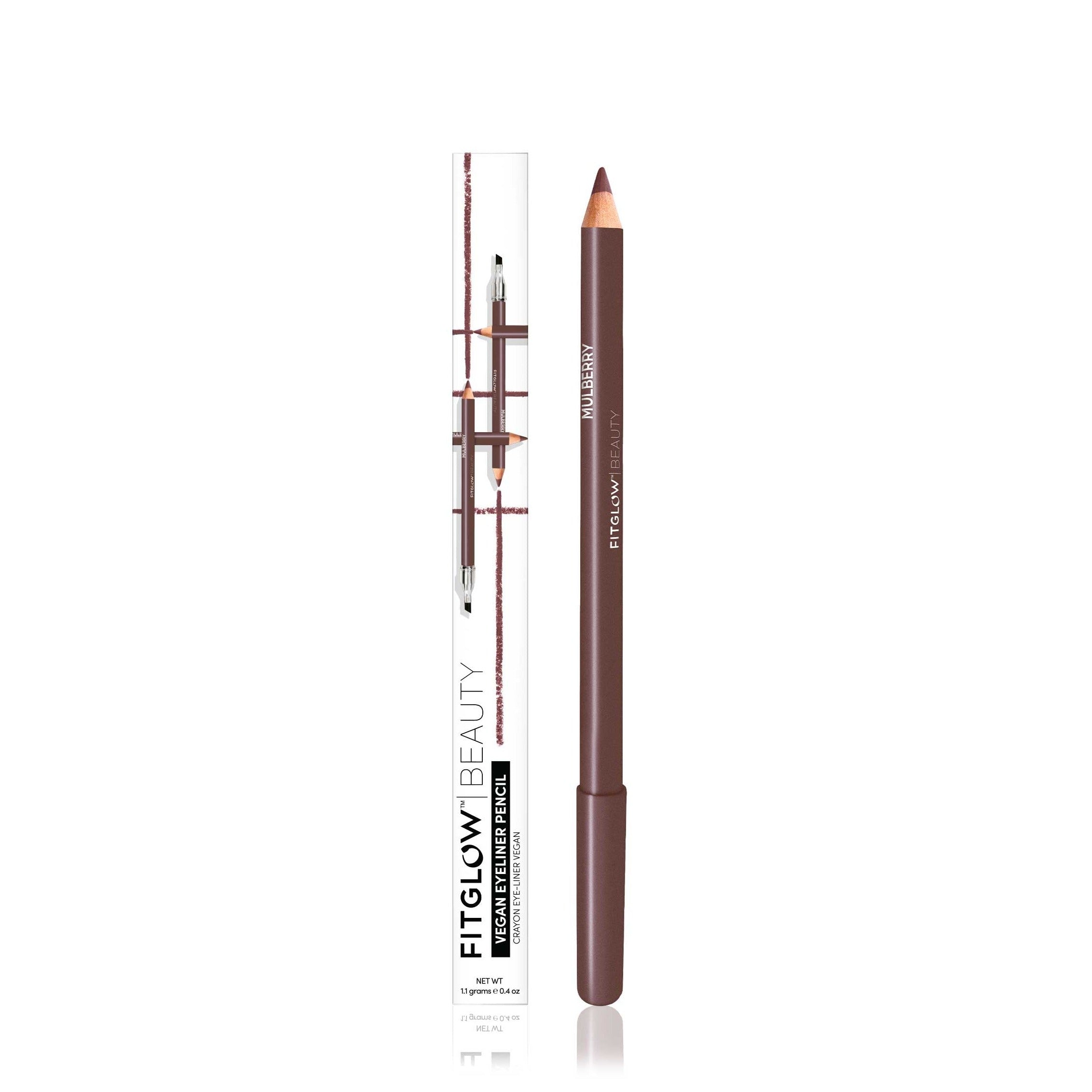 Fitglow Beauty Vegan Eye Liner - Waterproof & Smudge-Proof Eyeliner for Sensitive Eyes | Perfect for Daily Makeup, Professional Looks & Special Occasions