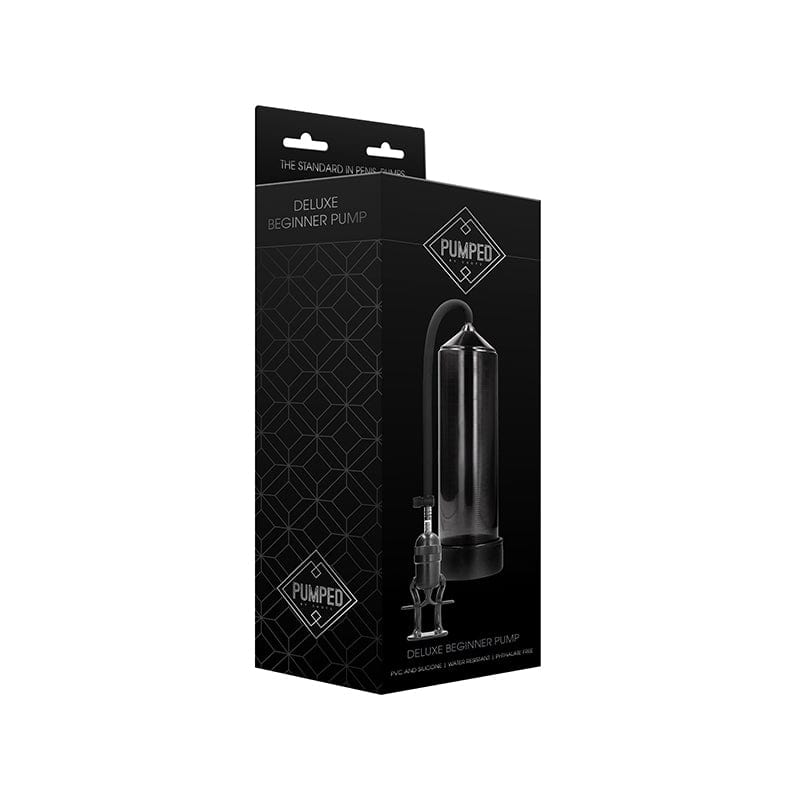 Pumped Deluxe Beginner Pump Black - Premium Air Pump for Inflatables, Sports Balls & Pool Toys - Perfect for Home, Camping, and Outdoor Activities