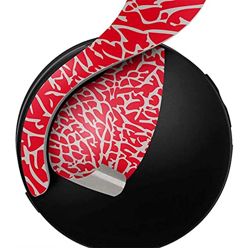 Skinit PS5 Pulse 3D Wireless Headset Skin - Elephant Print Red Design Decal | Protective Cover for Gaming Headphones | Perfect for PS5 Gaming Setup & Travel Protection