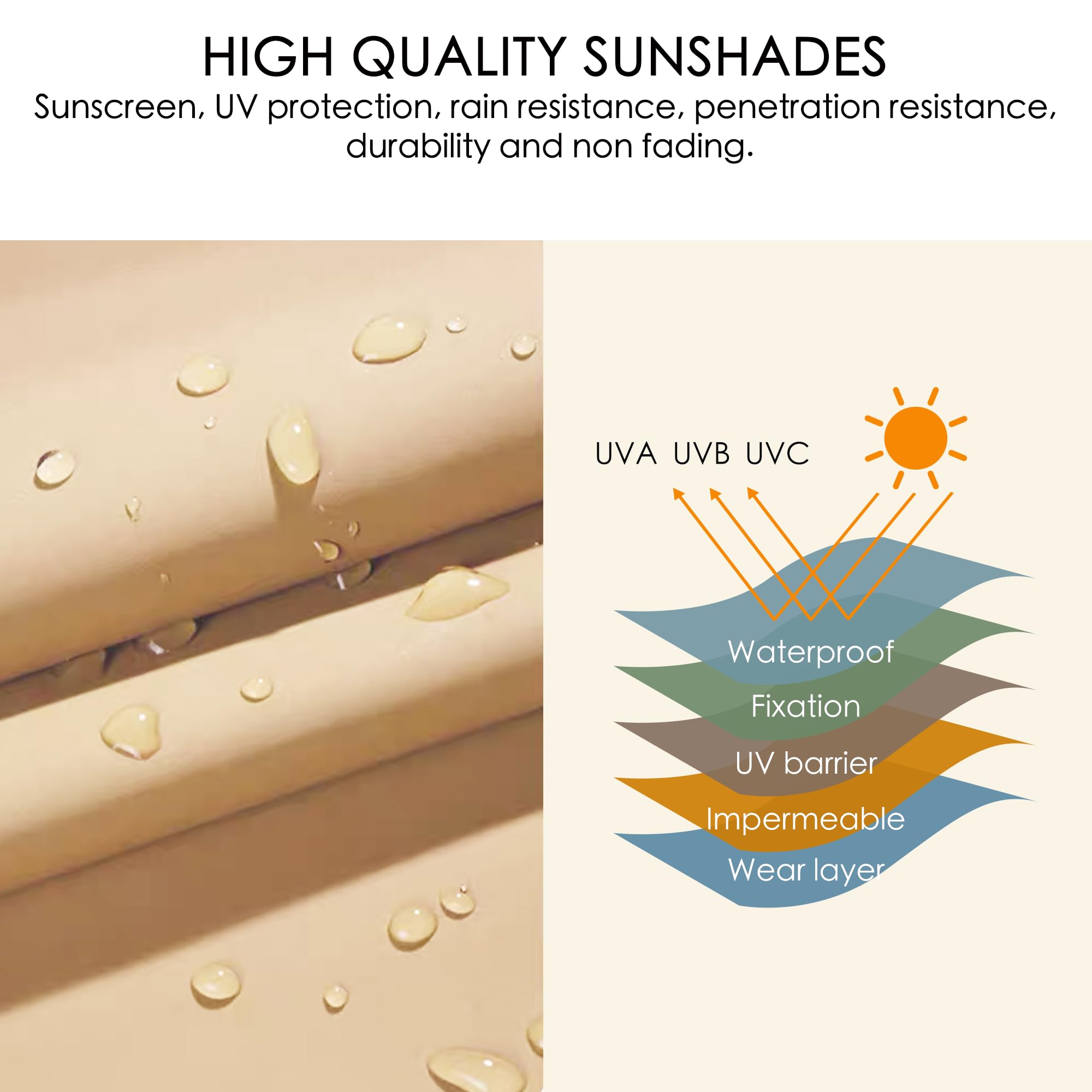 Kozyard Morgan 10' x 12' Beige Retractable Aluminum Pergola with Sun Shade Canopy - Modern Outdoor Patio Cover for Backyard, Deck & Garden - Perfect for BBQs, Outdoor Dining & Relaxation in Shade