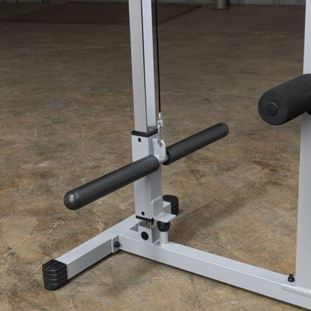 Body Solid PLM180X Lat Pulldown & Low Row Machine - Heavy Duty Home Gym Equipment for Strength Training & Back Workouts - Perfect for Home & Commercial Gyms