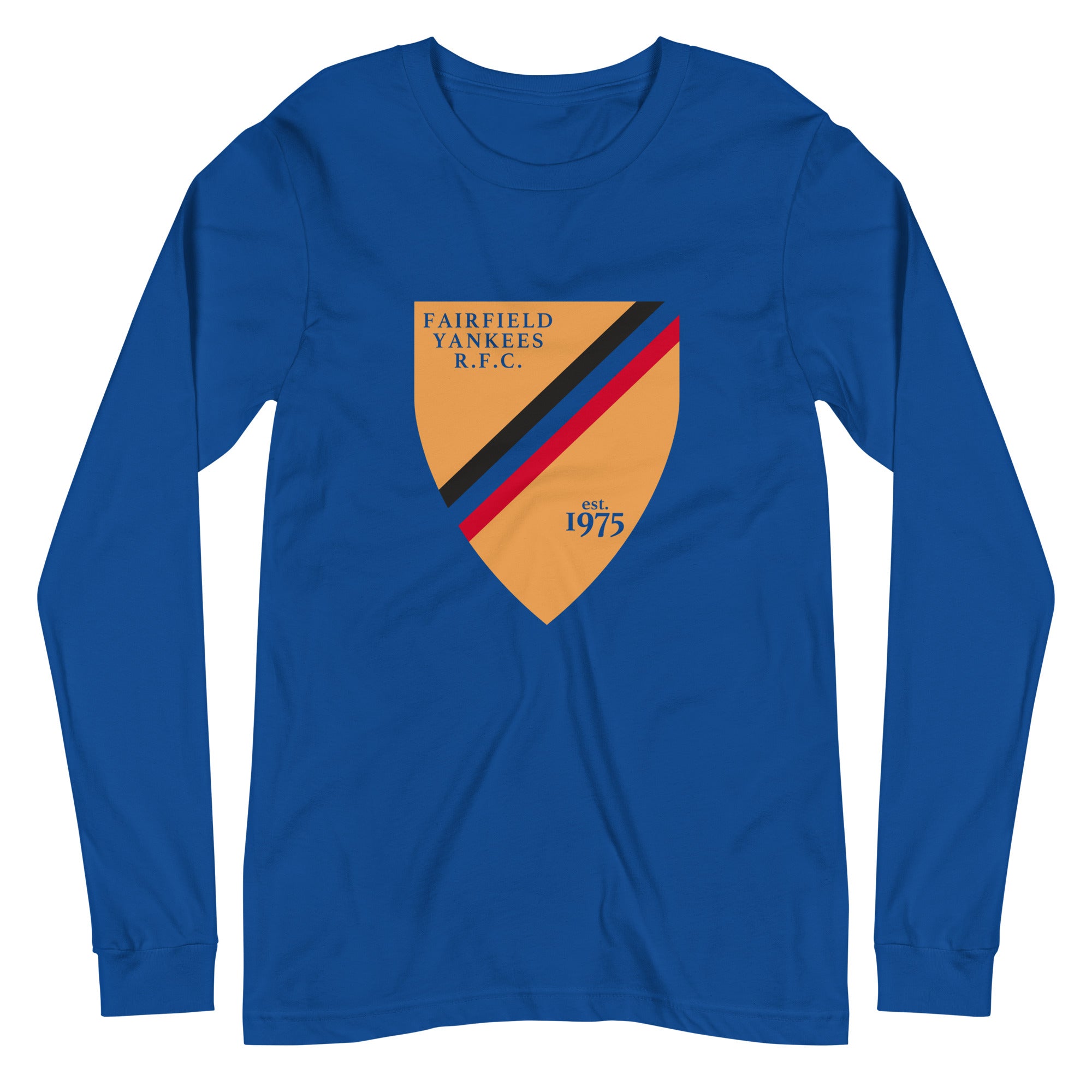 Fairfield Yankees RFC Long Sleeve Social T-Shirt - Comfortable Cotton Tee for Casual Wear, Sports Events & Fan Gatherings