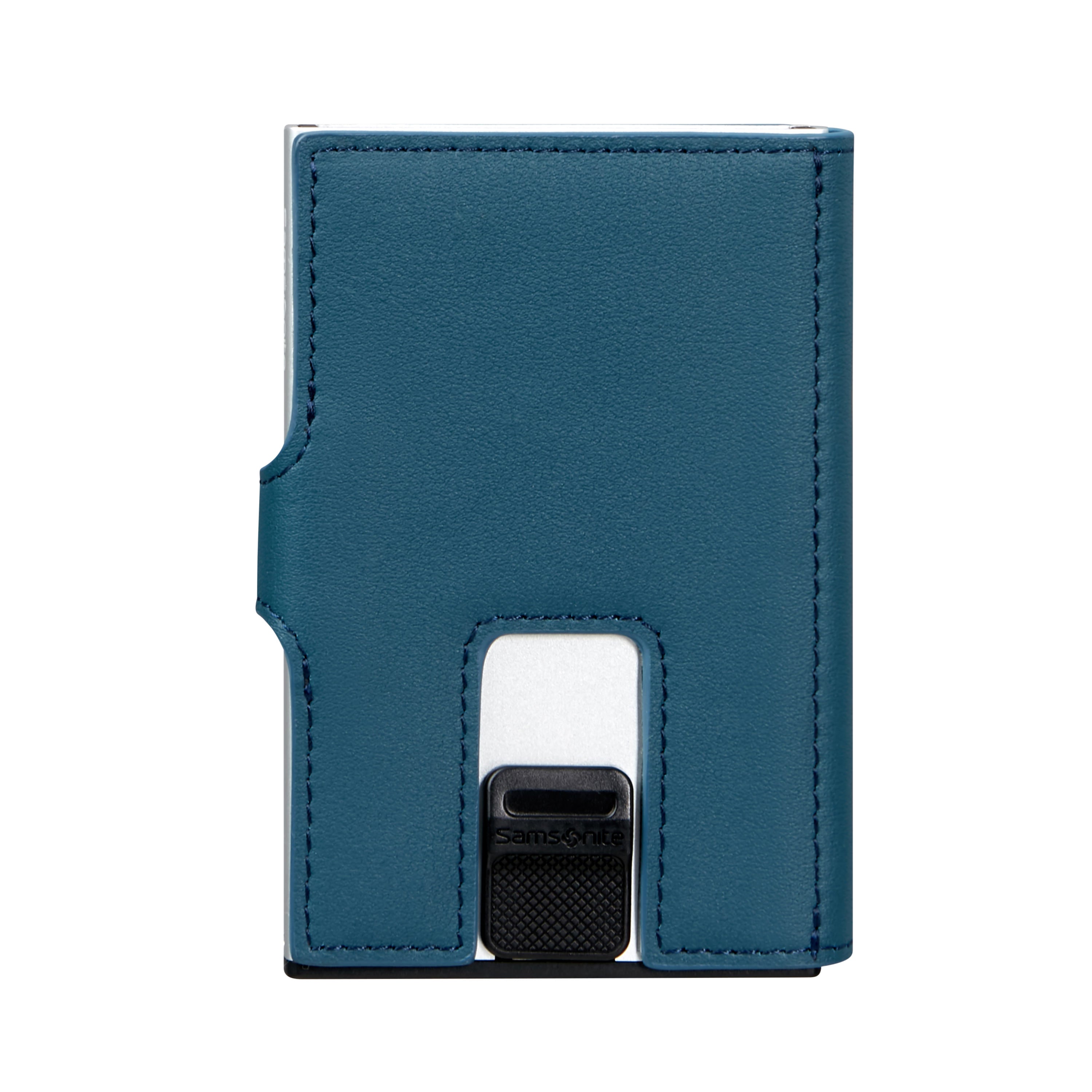 Samsonite Alu Fit Slide Up Wallet Proxis - Slim RFID Blocking Men's Wallet with Aluminum Frame - Perfect for Travel, Business & Everyday Use