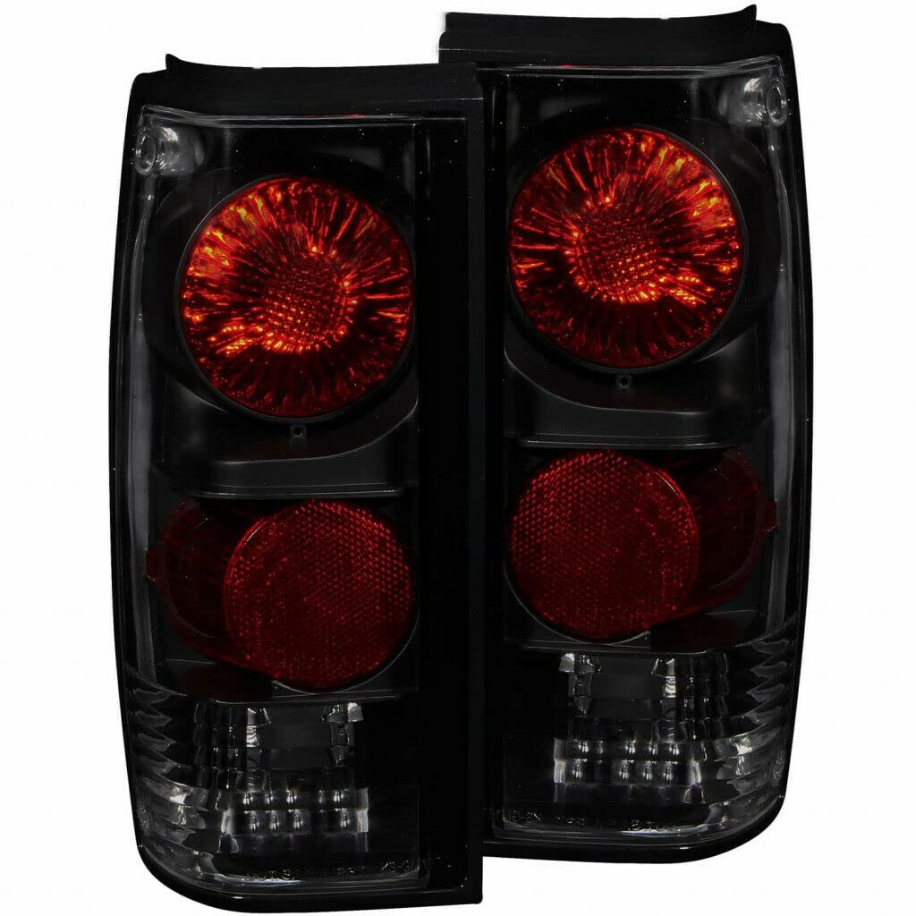 1 Pair of Dark Smoke Tail Lights for GMC Sonoma 1991-1994 - Compatible with 1991, 1992, 1993, 1994 Models - Upgrade Your Truck's Style & Night Visibility - Perfect for Off-Roading, Night Driving & Custom Builds