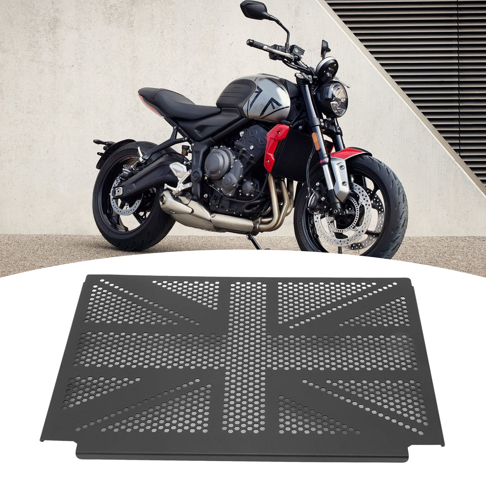 Stainless Steel Motorcycle Radiator Grille Guard Cover - Heavy Duty Radiator Protector for Yamaha XT660, MT-03 | Off-Road & Street Bike Protection Accessories