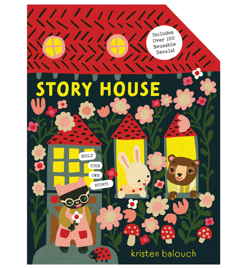 Story House Sticker Book by Kristen Balouch - Creative Kids Activity Book for Storytelling & Play - Perfect for Travel, Birthday Gifts & Classroom Learning