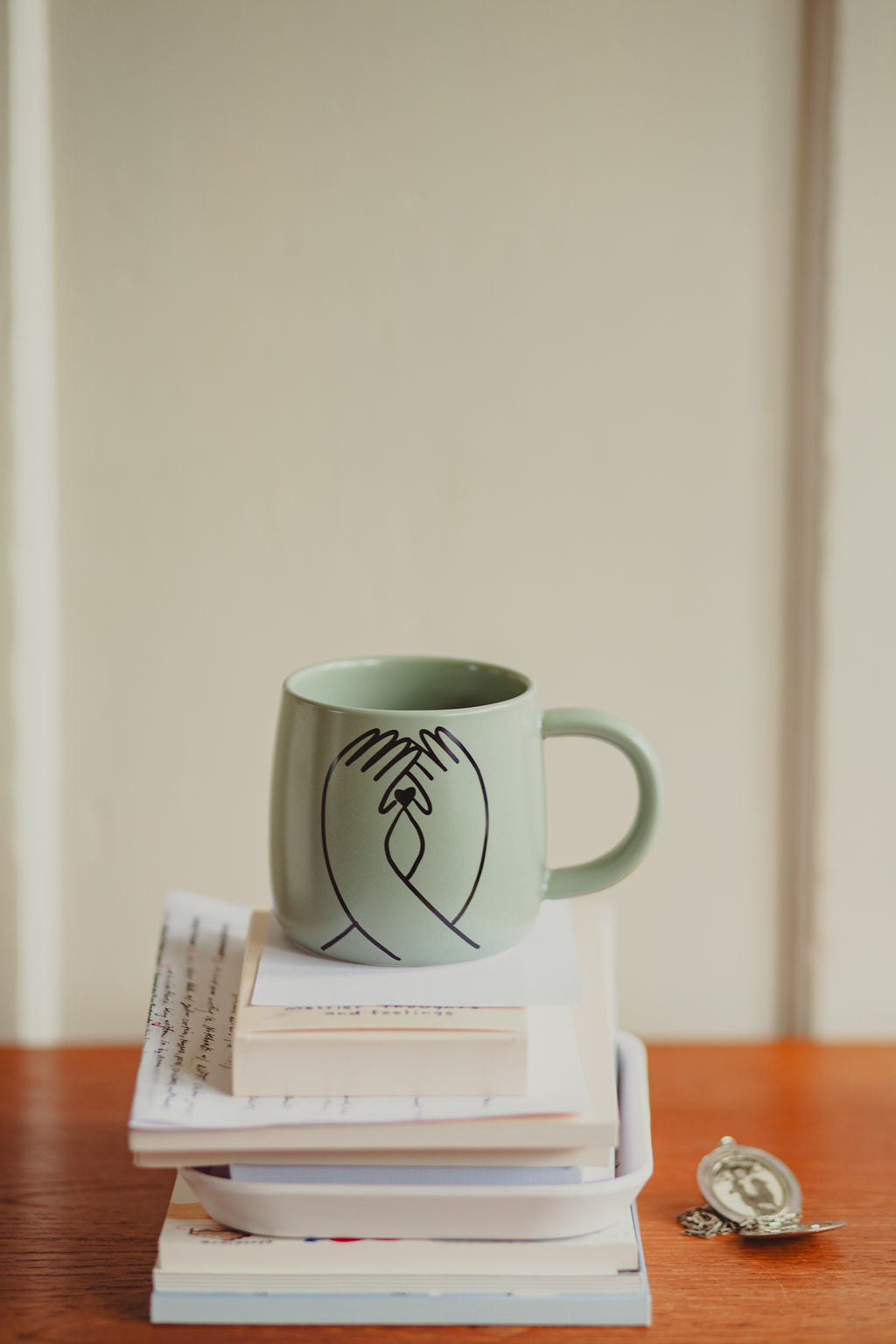 Safe and Cared For Mug - Premium Ceramic Coffee Cup with Handle, Dishwasher Safe - Perfect for Home, Office, or Gift Giving