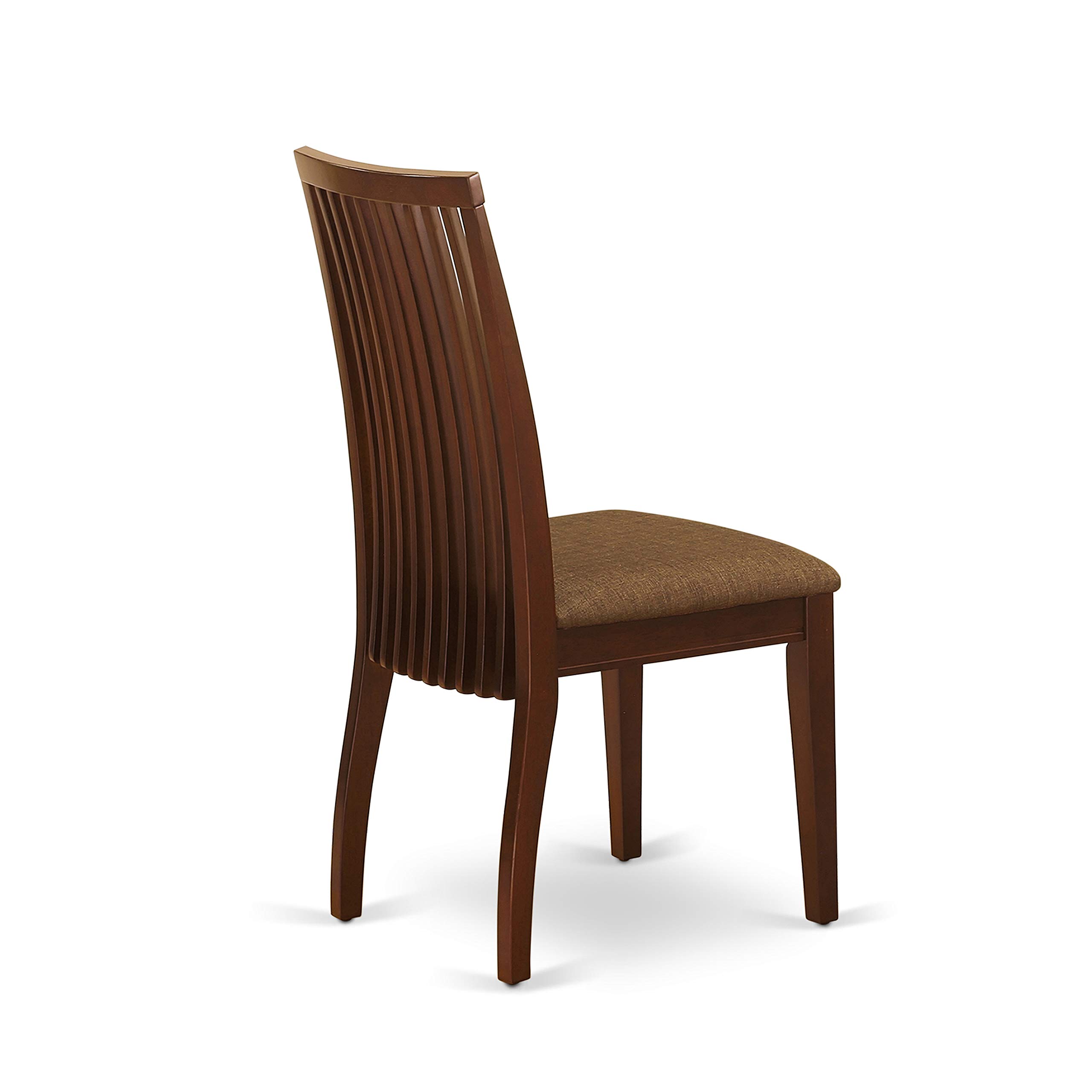 East West Furniture ESIP3-MAH-C 3-Piece Modern Mahogany Dining Set - 30
