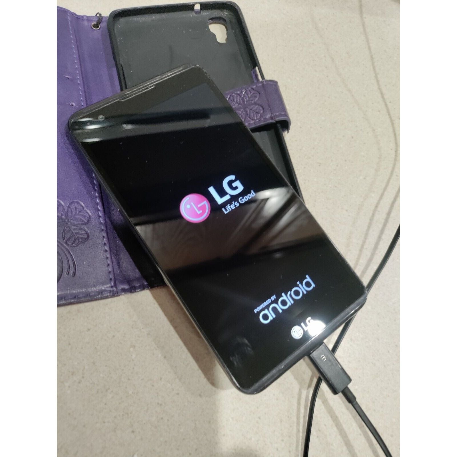 LG X Power 16GB Smartphone - Titan Black (Boost Mobile) | CDMA & GSM Unlocked | Long Battery Life for Streaming & Gaming