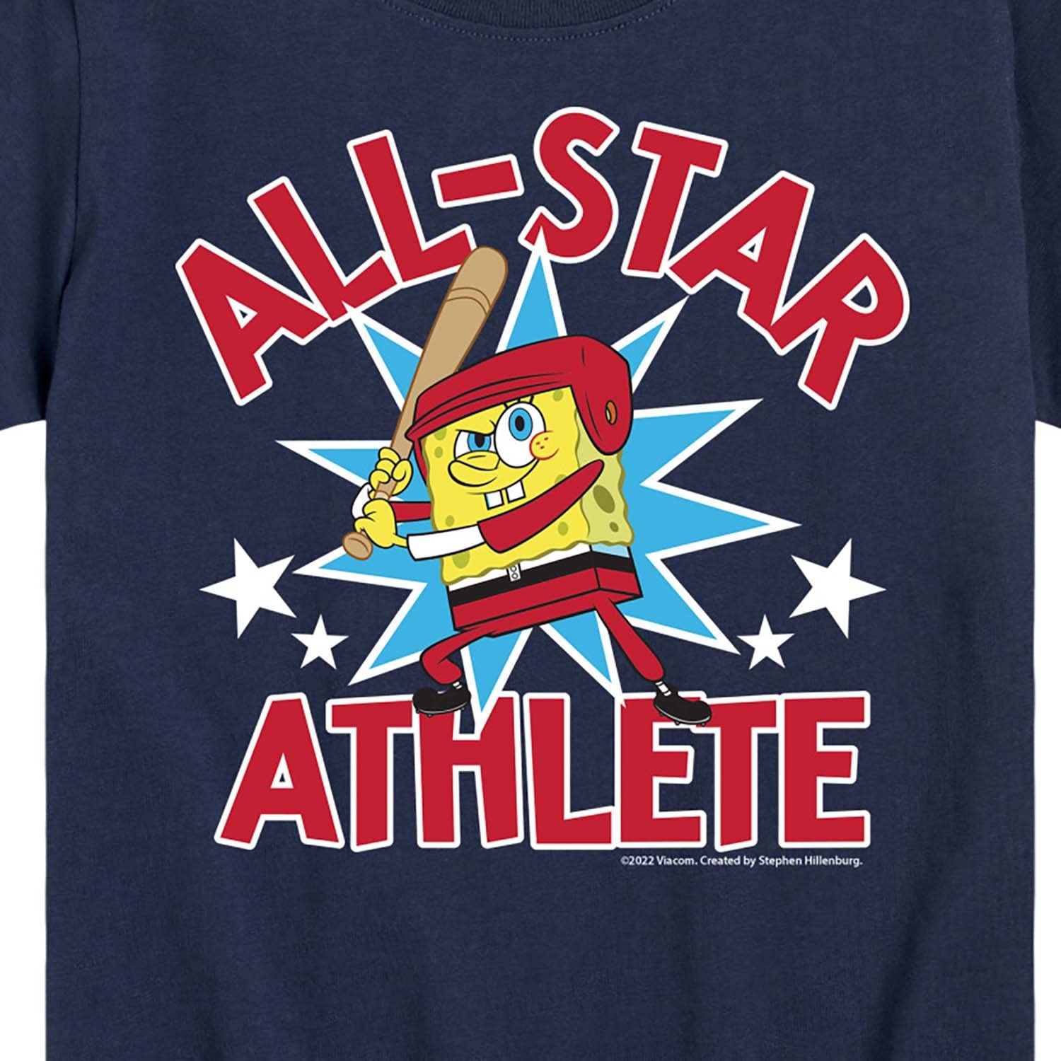 HYBRID APPAREL Spongebob Squarepants American All Star Toddler & Youth Short Sleeve Graphic T-Shirt - Cartoon Character Tee for Kids, Boys & Girls - Perfect for School, Playdates & Casual Wear