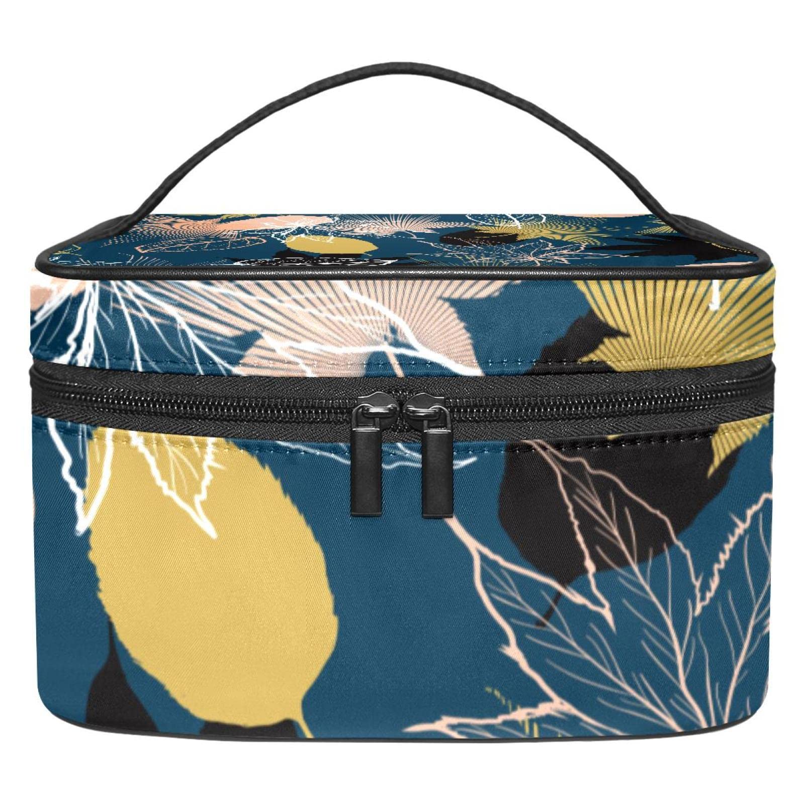 Waterproof Leaf Pouch Bags for Travel - Cute Portable Cosmetic Makeup Organizer for Girls | Perfect for Daily Essentials, Gym, Beach & Vacation