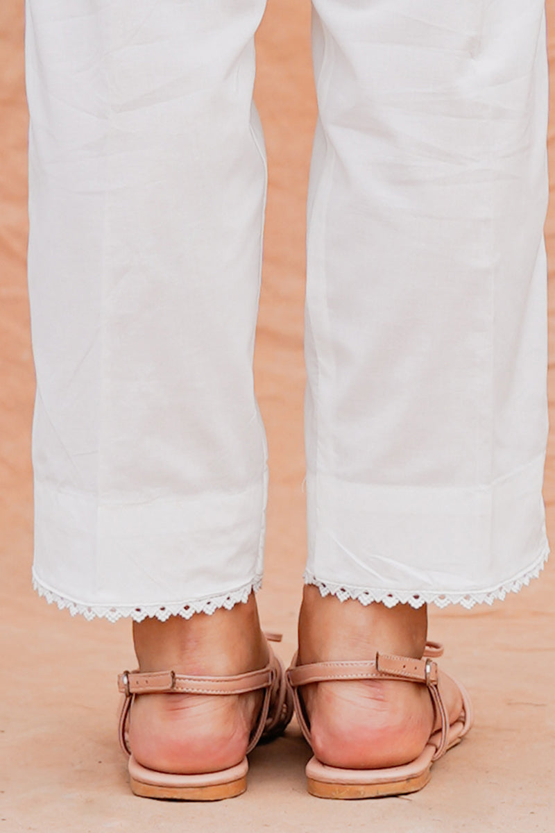 Lace Pants for Women - Elegant & Comfortable Lace Bottom Pants for Casual Wear, Date Night & Special Occasions