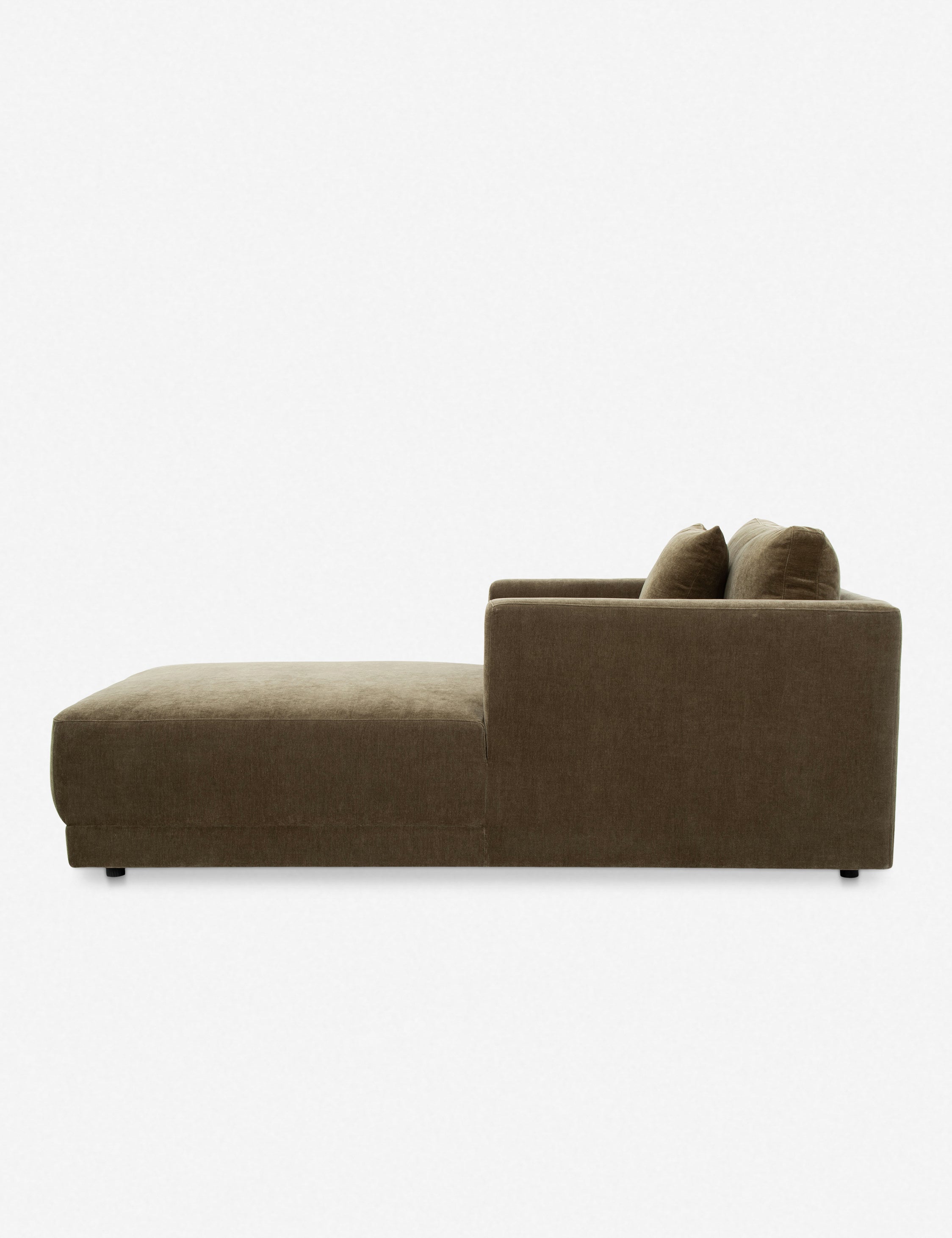 Braque Chaise Lounge Chair - Modern Accent Chair for Living Room, Bedroom & Office - Stylish Upholstered Armchair with Wooden Legs - Perfect for Relaxing, Reading & Decorating Your Home
