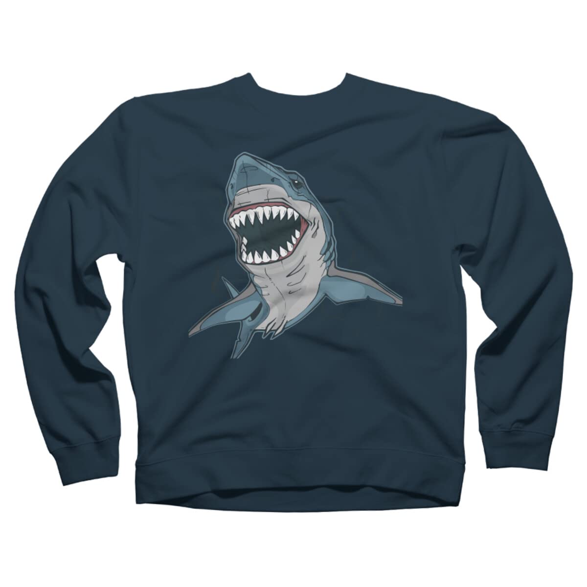 Design By Humans Unisex Shark Tail Hybridpulse Sweatshirt | Soft Cotton Pullover Hoodie for Men & Women | Perfect for Casual Wear, Street Fashion & Outdoor Activities