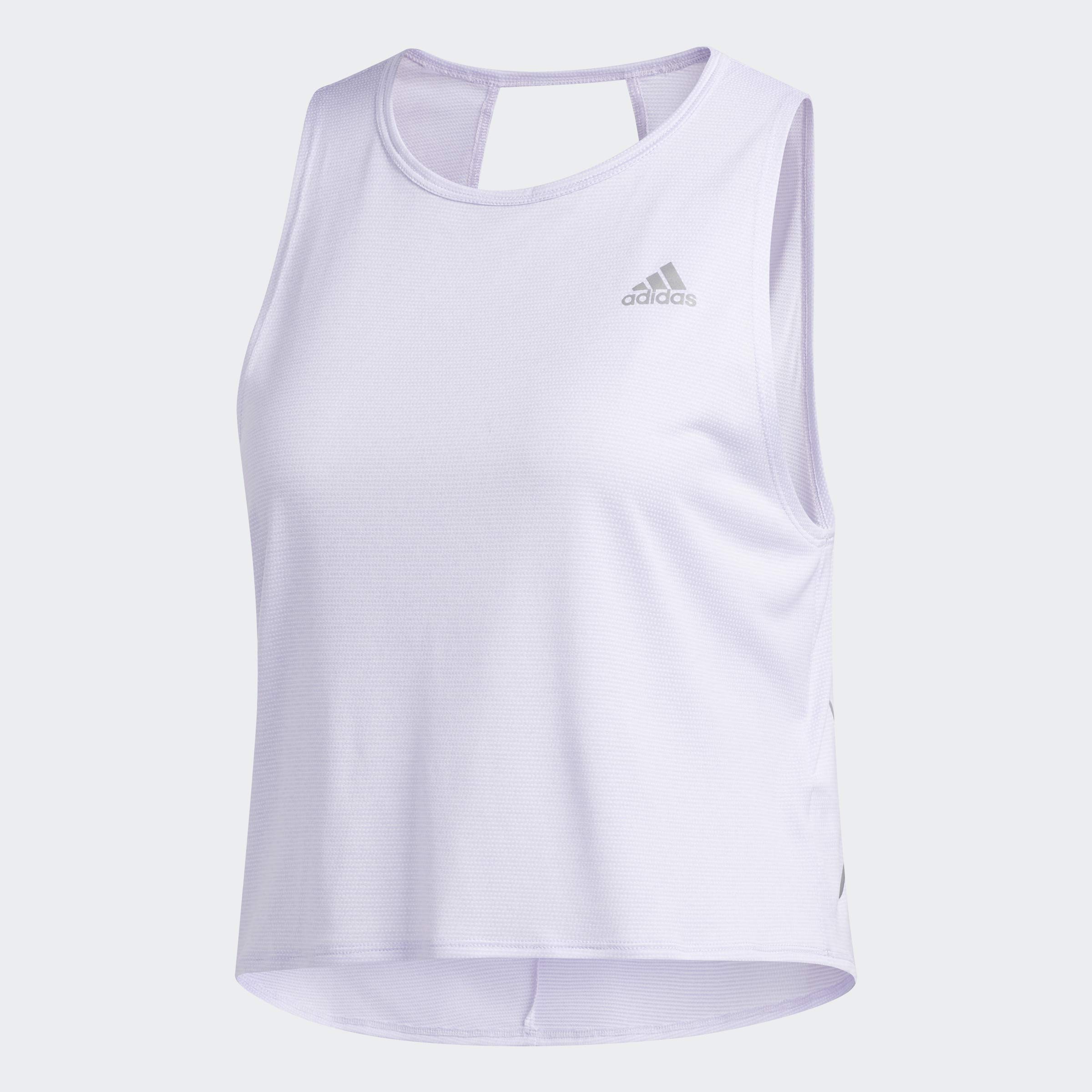 adidas Women's Own The Run Cooler Tank Top - Lightweight Moisture-Wicking Workout Shirt for Running, Yoga & Gym - Breathable Athletic Performance Apparel