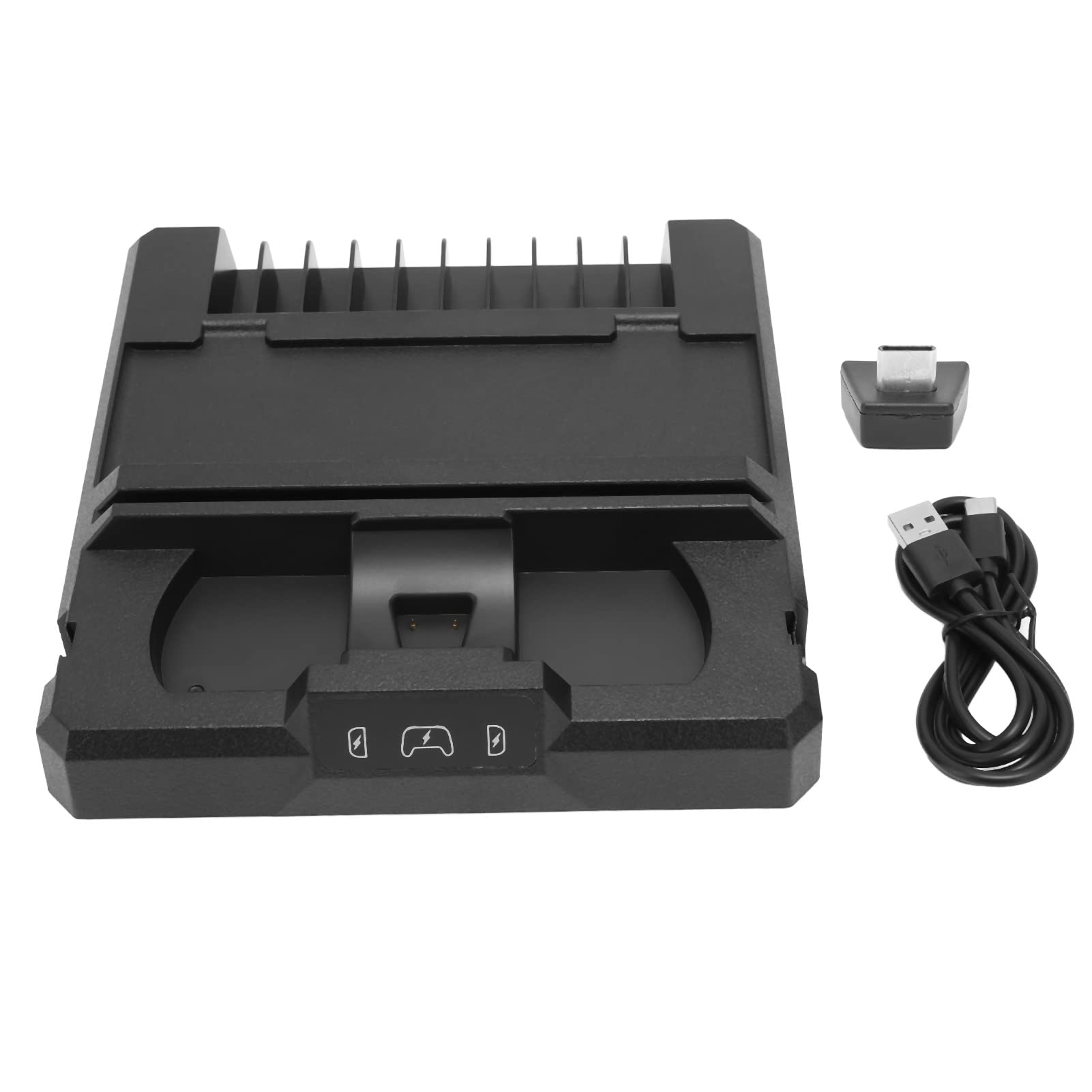 Ciciglow Switch Controller Charger - Portable Multifunction Charging Dock Station with LED Indicator for Nintendo Switch Joy-Con & Pro Controller | Perfect for Gaming at Home, Travel & Multiplayer Sessions