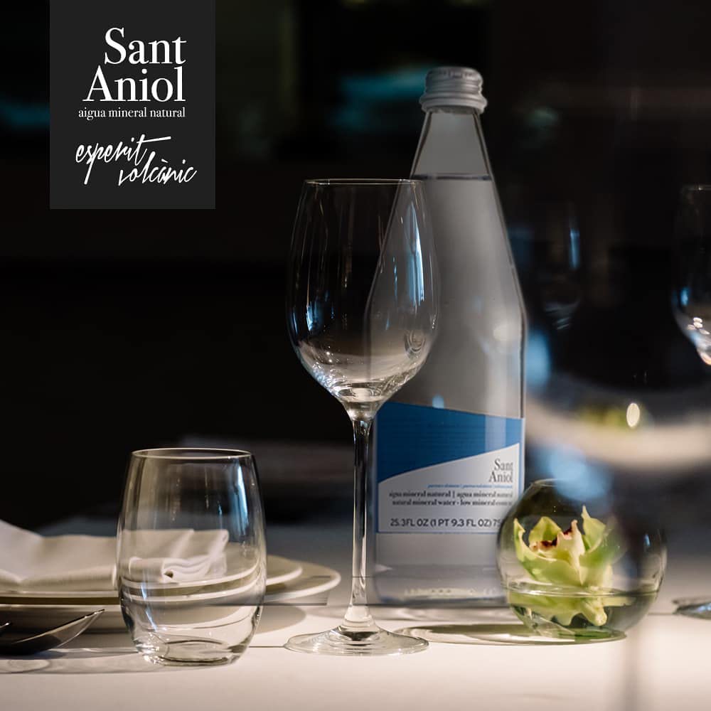 Sant Aniol Still Natural Mineral Water - 750ml (12 Glass Bottles) - Premium Spanish Spring Water for Home, Office & Gourmet Dining